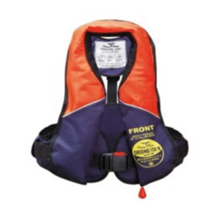 150N SOLAS MED Adult Auto Inflatable Lifejacket Canepa & Campi Orione L0160R04
