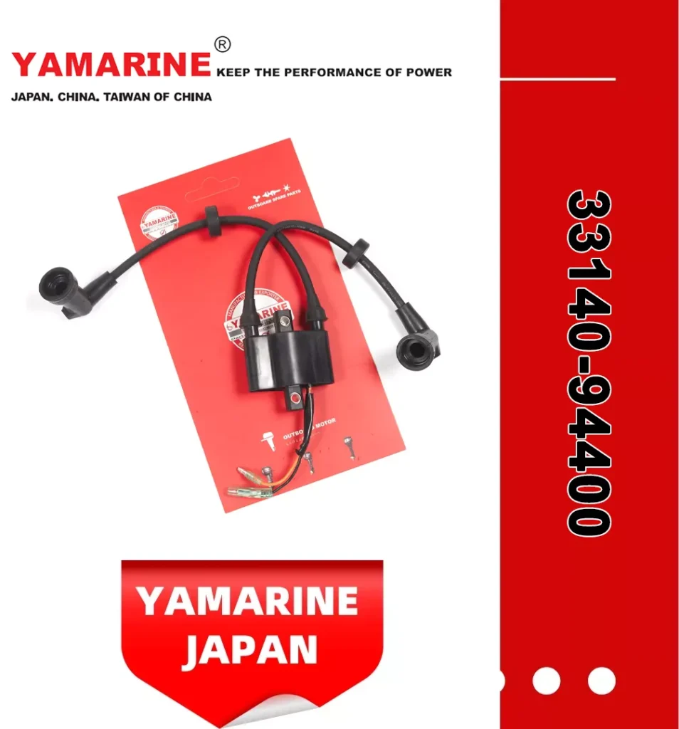 Yamarine Outboard Ignition Coil 33140-94400 Fit for Suzuki Dt40 Marine Engine