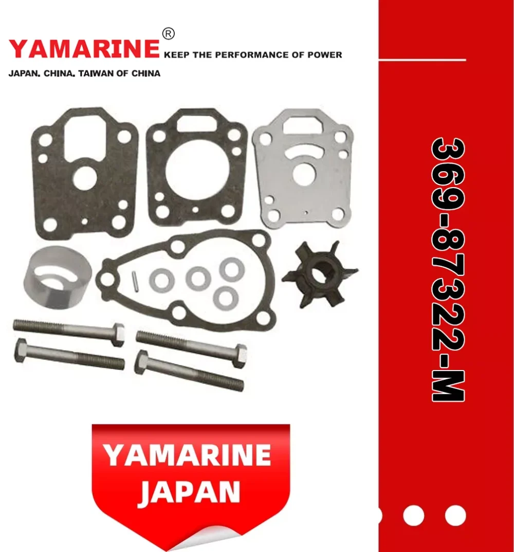 JAPAN YAMARINE outboard motor Water Pump Repair Kit 369-87322-M fit for TOHATSU MERCURY 5HP 6HP