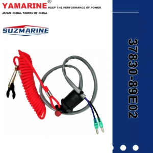 SUZMARINE DT9.9/DT15 outboard motor Kill Stop Switch Safety Lanyard 37830-89E02 fit for SUZUKI 9.9HP 15HP marine engine