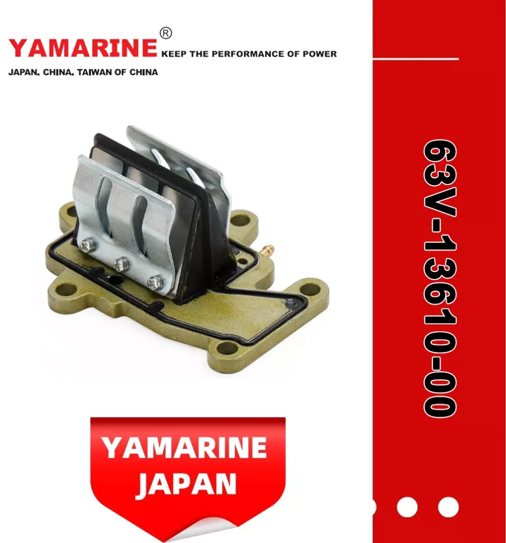 Yamarine Outboard Reed Valve Assy 63V-13610-00 Fit for YAMAHA 9.9/15HP Outboard Engine/Motor