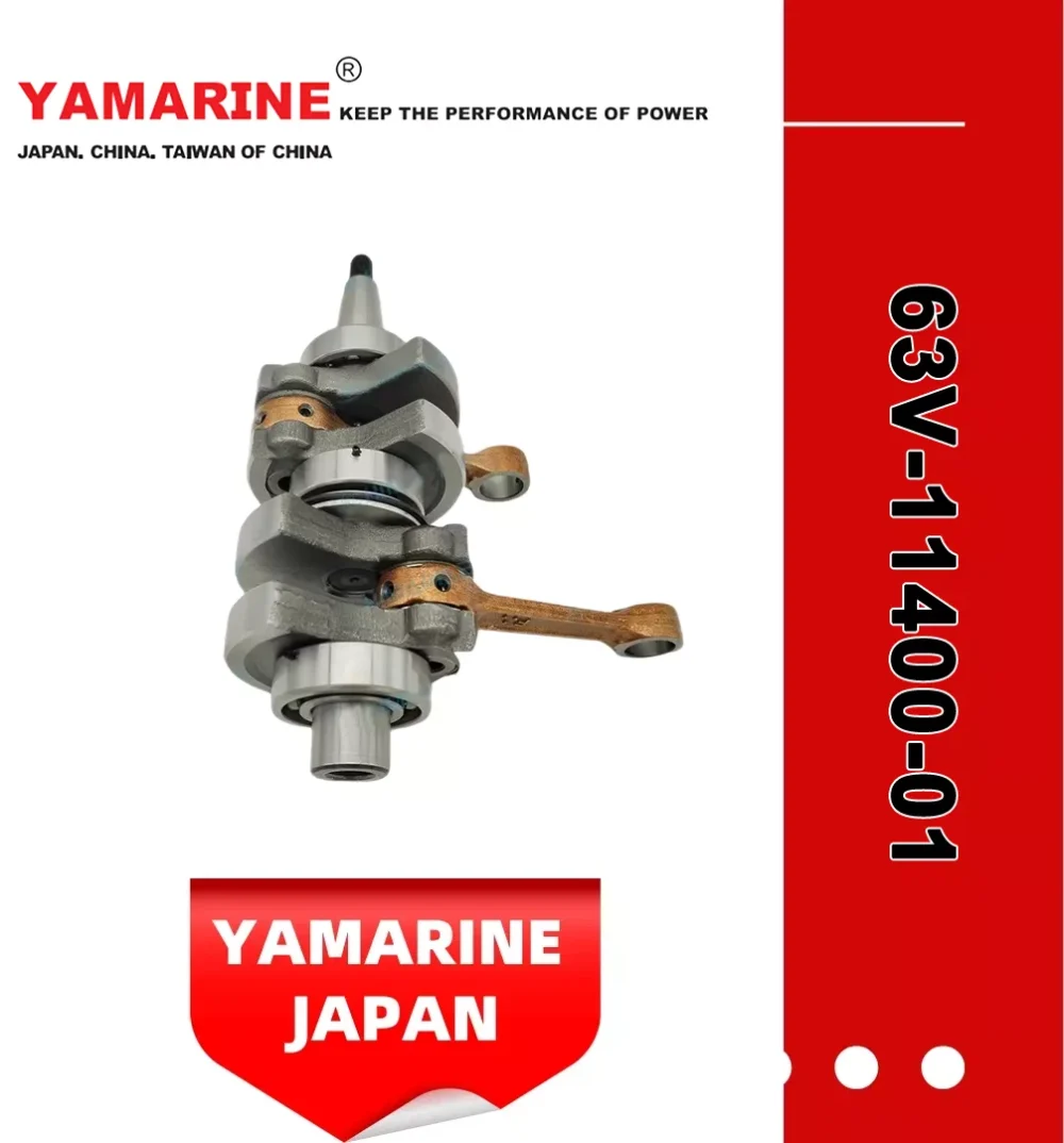 Yamarine Outboard Crankshaft Assy 63V-11400-01-00 Fit for YAMAHA 9.9/15HP 15fmh Outboard Engine /Motor