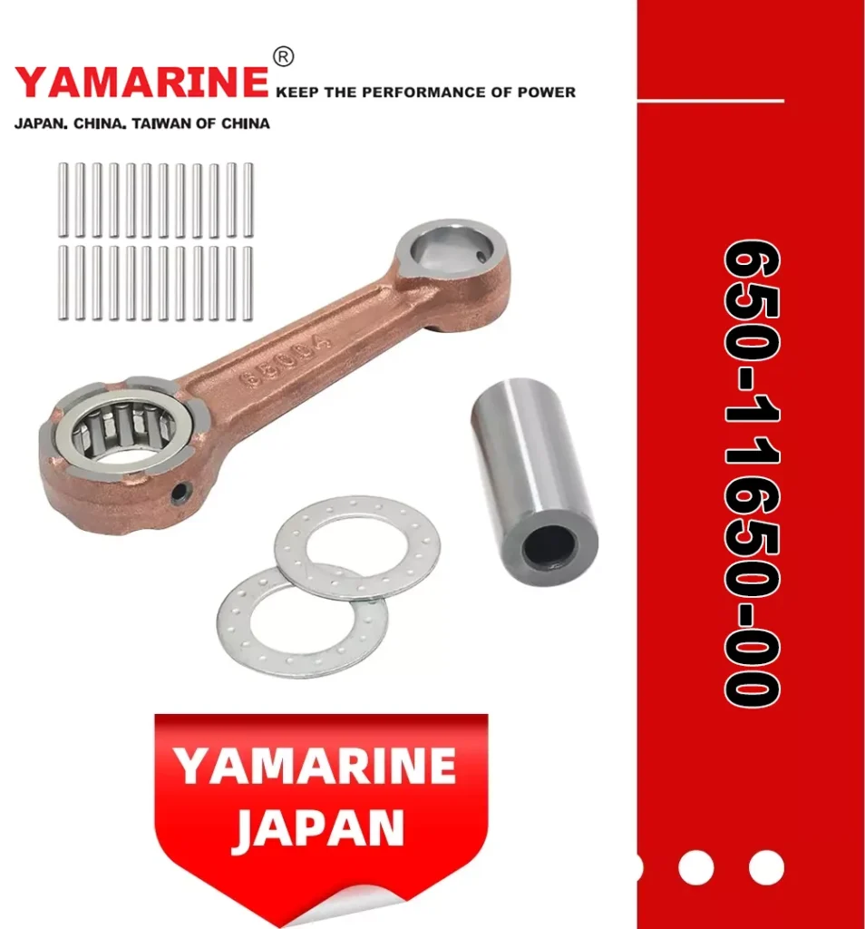 Yamarine Outboard Connecting Rod Kit 650-11650-00 682-11650-00 6K4-11650-00 Conrod Kit Fit for YAMAHA 9.9/15HP Outboard Engine