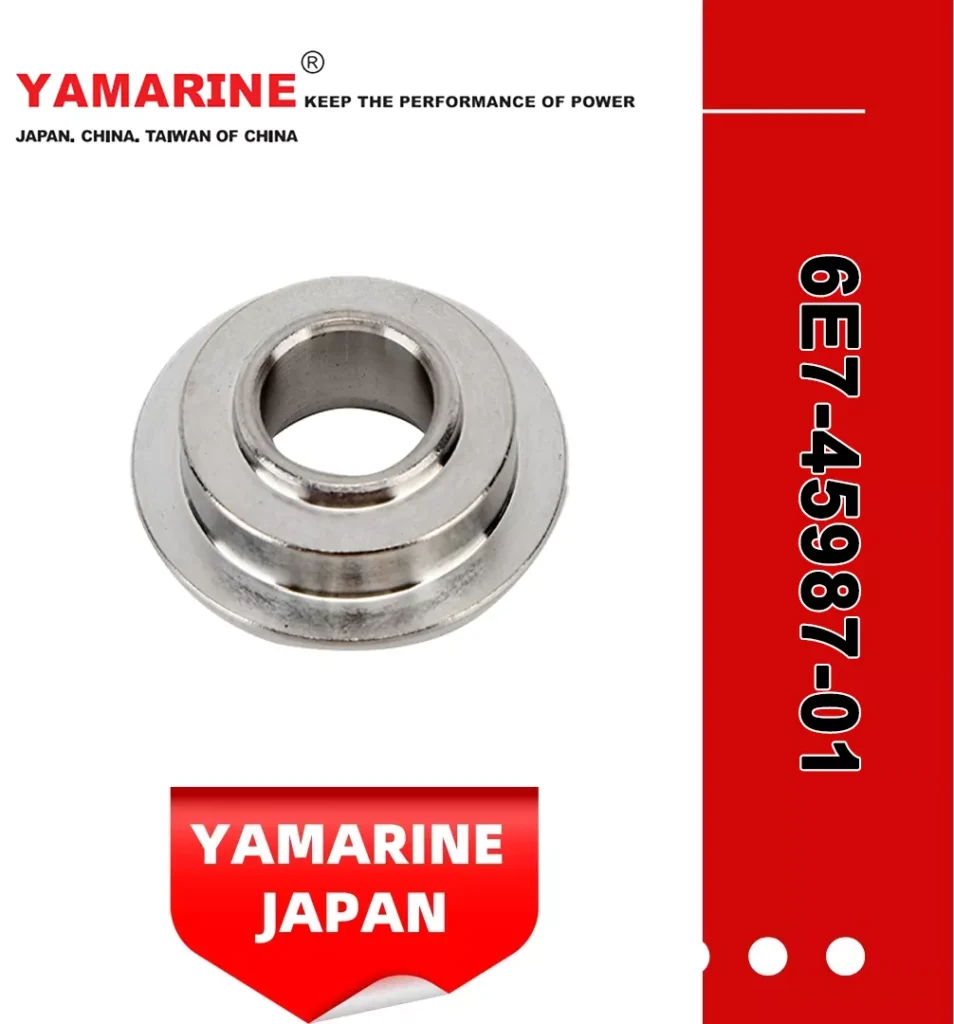 Yamarine Outboard Propeller Spacer 6e7-45987-01, Castle Nut Kit 90171-10m01 Fit for YAMAHA 9.9/15HP Outboard Engine/Motor