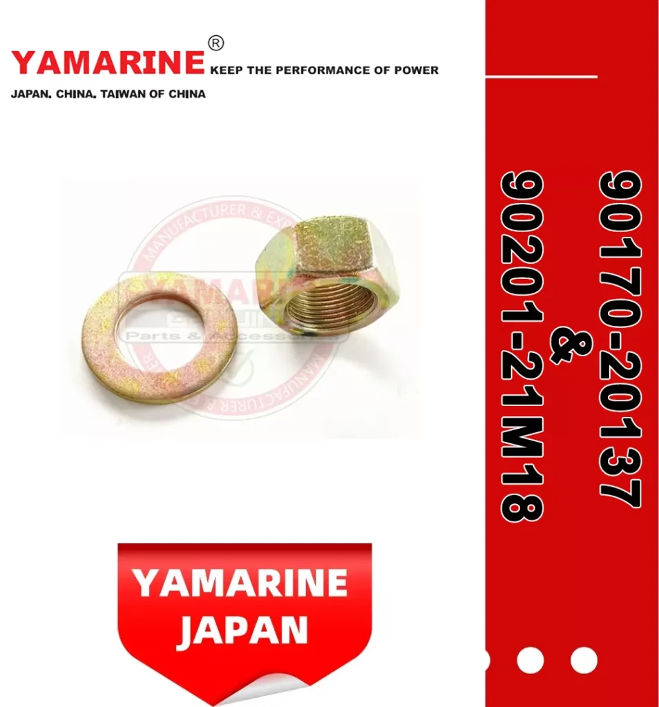 JAPAN YAMARINE OUTBOARD NUT 90170-20137 Fit for YAMAHA E40G outboard motor