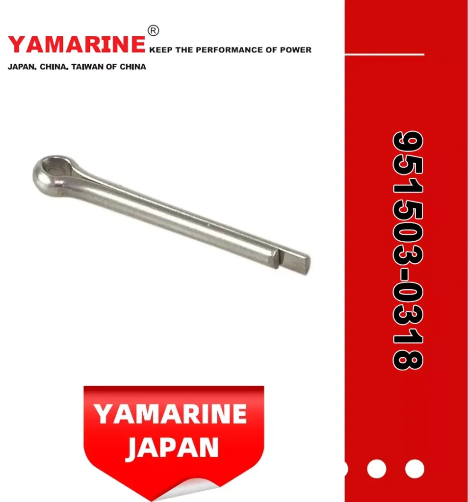 JAPAN YAMARINE outboard motor Split Pin 951503-0318 fit for TOHATSU MERCURY 5HP 6HP